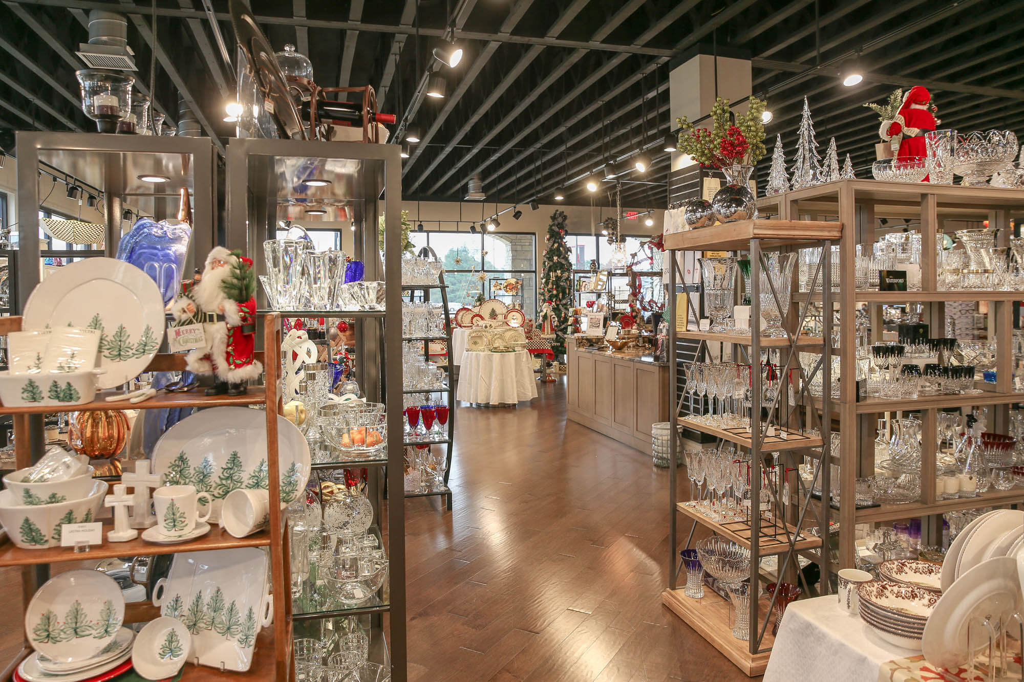 Interior shot of 'The Everyday Chef' store, featuring a variety of home and kitchenware displayed on tables and shelves